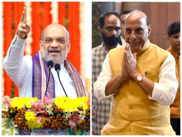 Union Home Minister Amit Shah and Defence Minister Rajnath Singh (Photo/ANI) Union Home Minister Amit Shah and Defence Minister Rajnath Singh (Photo/ANI)