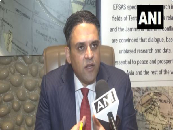 Director of the European Foundation for South Asian Studies (EFSAS), Junaid Qureshi (Photo/ANI) Director of the European Foundation for South Asian Studies (EFSAS), Junaid Qureshi (Photo/ANI)