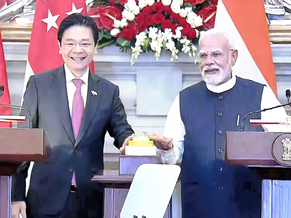 PM Modi holds talks with Singaporean counterpart Lawrence Wong (Photo/ANI) PM Modi holds talks with Singaporean counterpart Lawrence Wong (Photo/ANI)