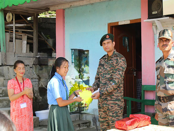 Mili Yabi from Arunachal's Sarli village gets admission into Sainik School (Photo/ANI) Mili Yabi from Arunachal's Sarli village gets admission into Sainik School (Photo/ANI)