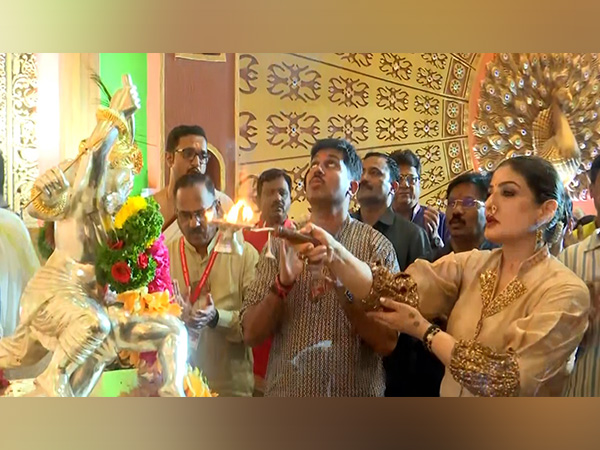 Raveena Tandon (Image source/ANI) Raveena Tandon (Image source/ANI)