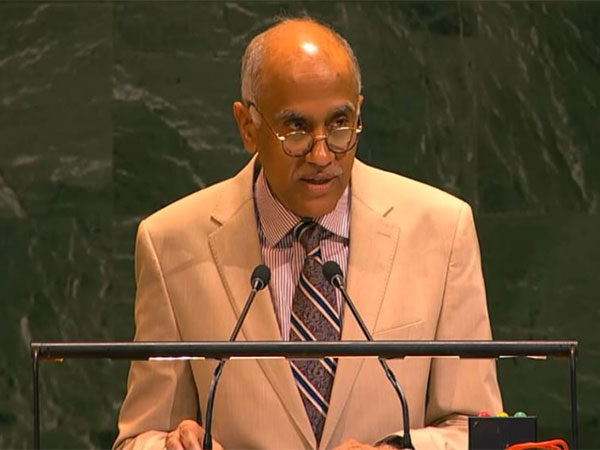 Ambassador P Harish delivering the remarks at the UN Session (Photo/ Permanent Mission of India to the UN) Ambassador P Harish delivering the remarks at the UN Session (Photo/ Permanent Mission of India to the UN)