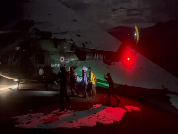 Fire and Fury Corps executes CASEVAC operation; rescues South Korean Nationals in Ladakh. (Photo/ANI) Fire and Fury Corps executes CASEVAC operation; rescues South Korean Nationals in Ladakh. (Photo/ANI)