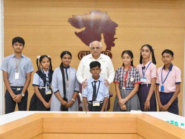 Gujarat CM Bhupendra Yadav on Teachers' Day (Photo/Gujarat CMO) Gujarat CM Bhupendra Yadav on Teachers' Day (Photo/Gujarat CMO)
