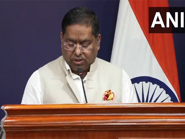 Ministry of External Affairs spokesperson Randhir Jaiswal (Photo/ANI) Ministry of External Affairs spokesperson Randhir Jaiswal (Photo/ANI)