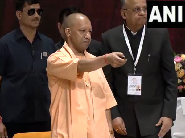 UP CM Yogi Adityanath inaugurates and lays foundation stone of transporation services (Photo/ANI)   UP CM Yogi Adityanath inaugurates and lays foundation stone of transporation services (Photo/ANI)