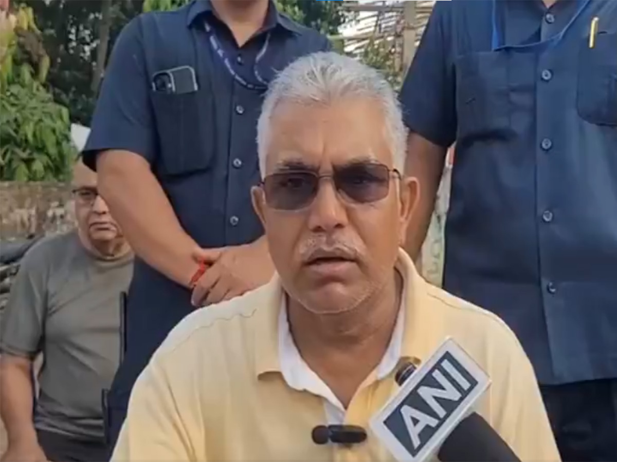 BJP leader Dilip Ghosh (Photo/ANI) BJP leader Dilip Ghosh (Photo/ANI)