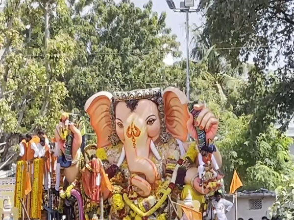 Balapur Ganesh immersion procession begins today. (Photo/ANI) Balapur Ganesh immersion procession begins today. (Photo/ANI)