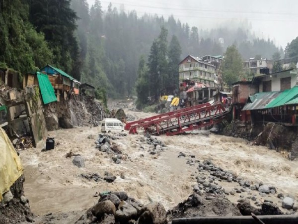 Visual of devastation in monsoon ravaged Himachal Pradesh (Photo/ANI) Visual of devastation in monsoon ravaged Himachal Pradesh (Photo/ANI)