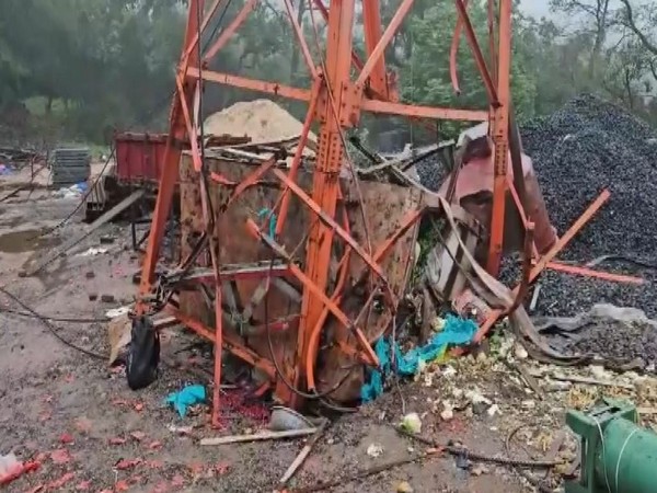 Visuals from accident site (Photo/ANI) Visuals from accident site (Photo/ANI)