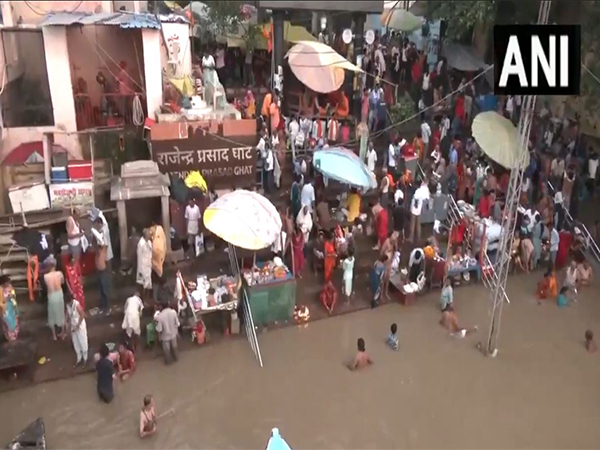 Varanasi: Devotees take holy dip in River Ganga after total lunar eclipse. (Photo/ANI) Varanasi: Devotees take holy dip in River Ganga after total lunar eclipse. (Photo/ANI)
