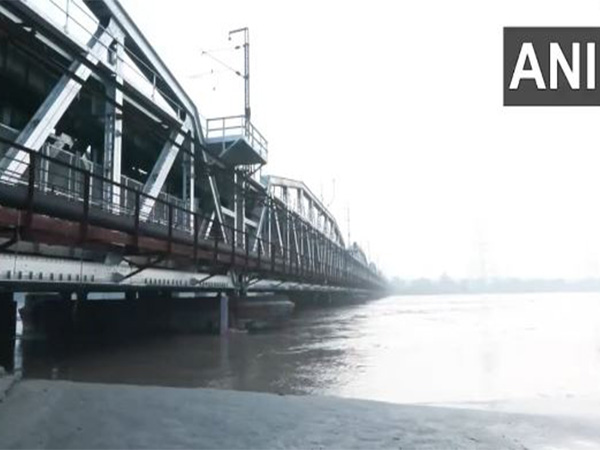Visuals from Old Yamuna Bridge area. (Photo/ANI) Visuals from Old Yamuna Bridge area. (Photo/ANI)