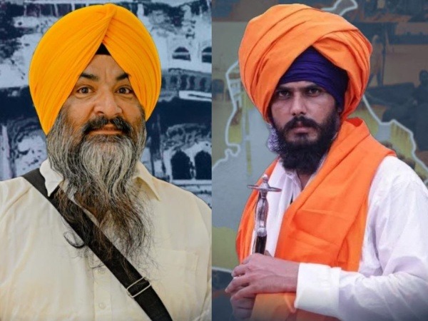 MP Sarabjeet Singh Khalsa, MP Amritpal Singh to boycott Vice Presidential Election (Photo @Akali_Dal_) MP Sarabjeet Singh Khalsa, MP Amritpal Singh to boycott Vice Presidential Election (Photo @Akali_Dal_)