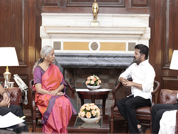 Telangana Chief Minister A Revanth Reddy meeting with Union Finance Minister Nirmala Sitharaman (Photo/X/@revanth_anumula) Telangana Chief Minister A Revanth Reddy meeting with Union Finance Minister Nirmala Sitharaman (Photo/X/@revanth_anumula)