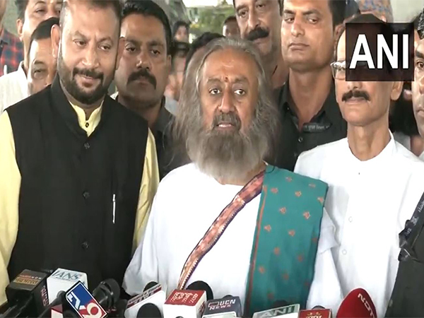 Spiritual leader Sri Sri Ravi Shankar (Photo/ANI) Spiritual leader Sri Sri Ravi Shankar (Photo/ANI)