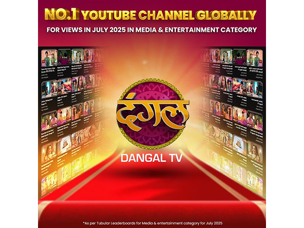 Dangal TV ranked #1 globally in YouTube views for July in Media & Entertainment and Films & Movies categories, as per the Tubular Leaderboard Dangal TV ranked #1 globally in YouTube views for July in Media & Entertainment and Films & Movies categories, as per the Tubular Leaderboard