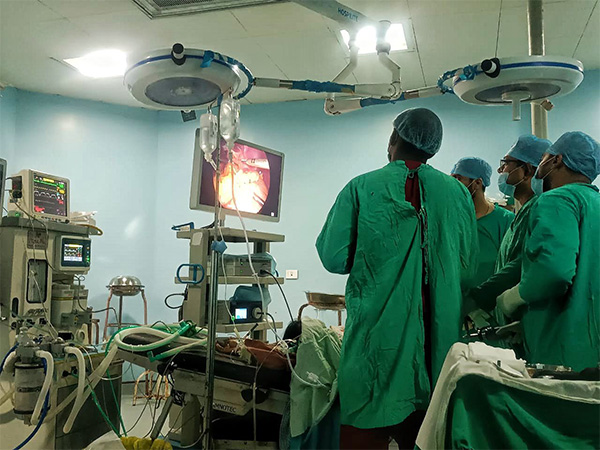 AGMC & GBP hospital in Agartala achieves success in advanced laparoscopic surgery (Photo/ANI) AGMC & GBP hospital in Agartala achieves success in advanced laparoscopic surgery (Photo/ANI)