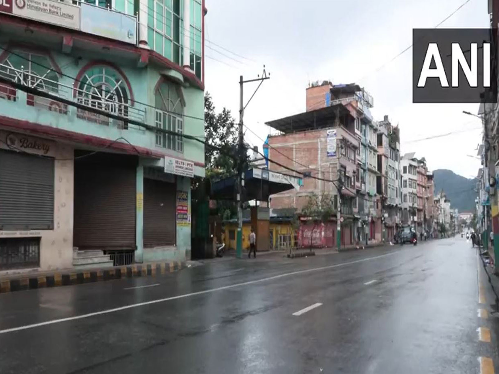 Visuals from Kathmandu city this morning amid curfew (Photo/ANI) Visuals from Kathmandu city this morning amid curfew (Photo/ANI)