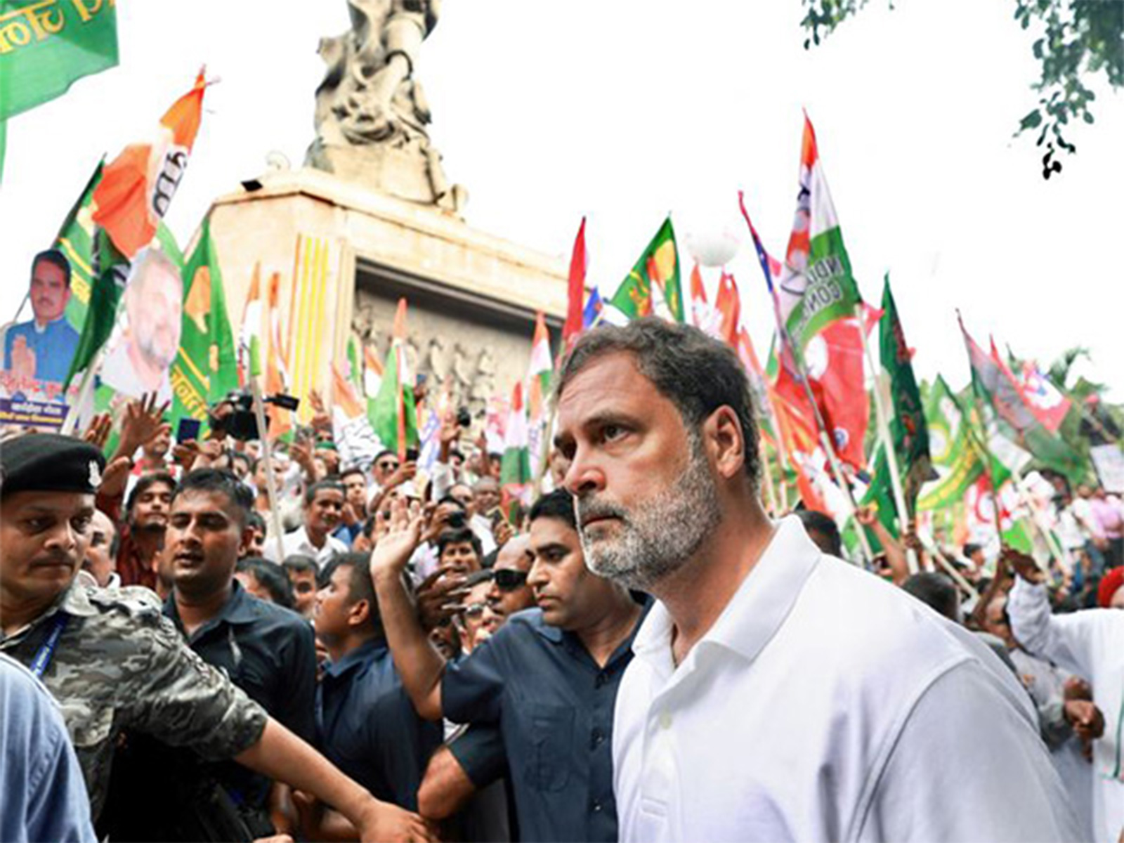 Congress MP Rahul Gandhi during the Jan Adhikar Rally (File Photo/ANI) Congress MP Rahul Gandhi during the Jan Adhikar Rally (File Photo/ANI)