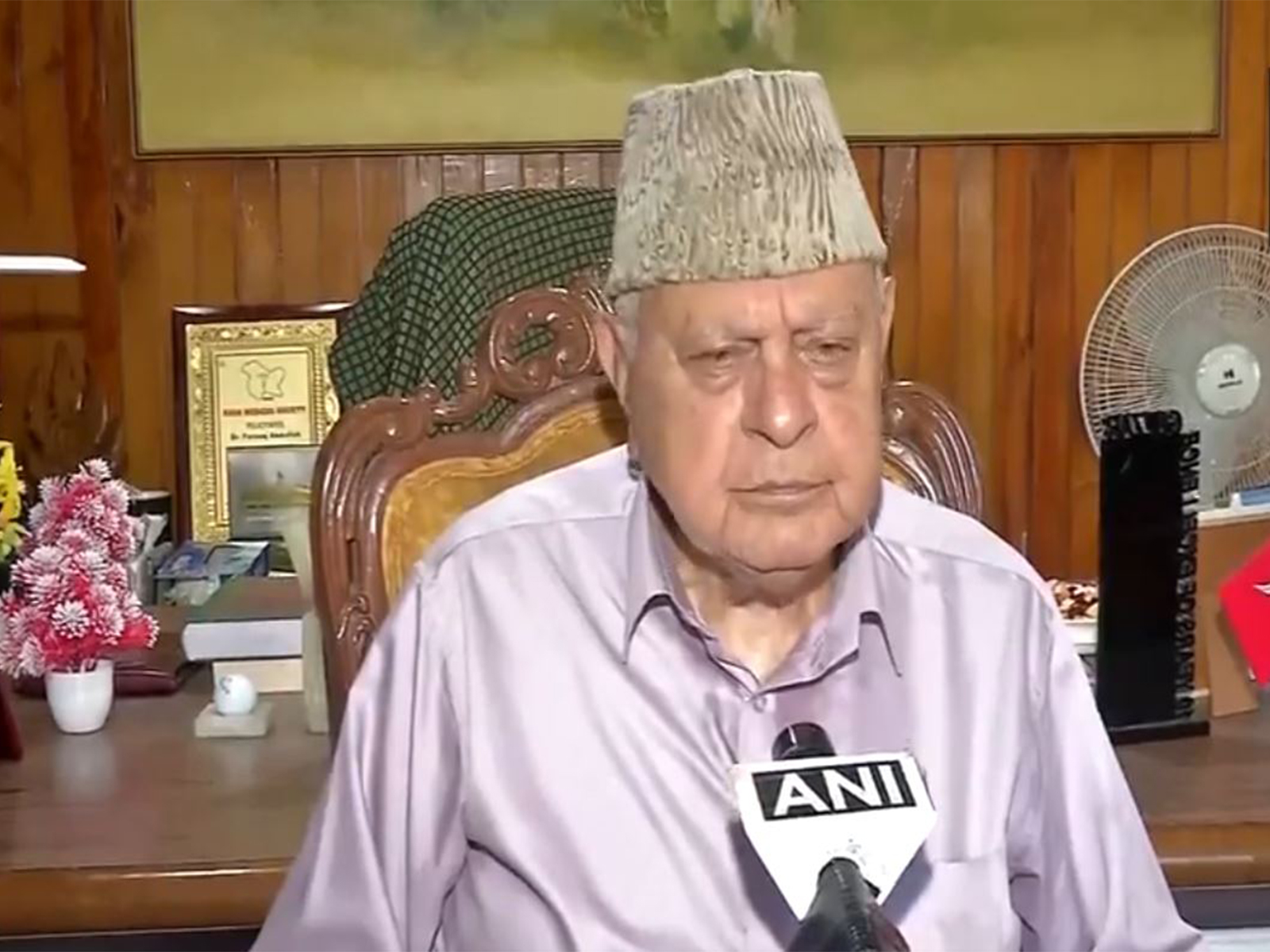 Jammu and Kashmir National Conference President Farooq Abdullah (Photo/ANI) Jammu and Kashmir National Conference President Farooq Abdullah (Photo/ANI)