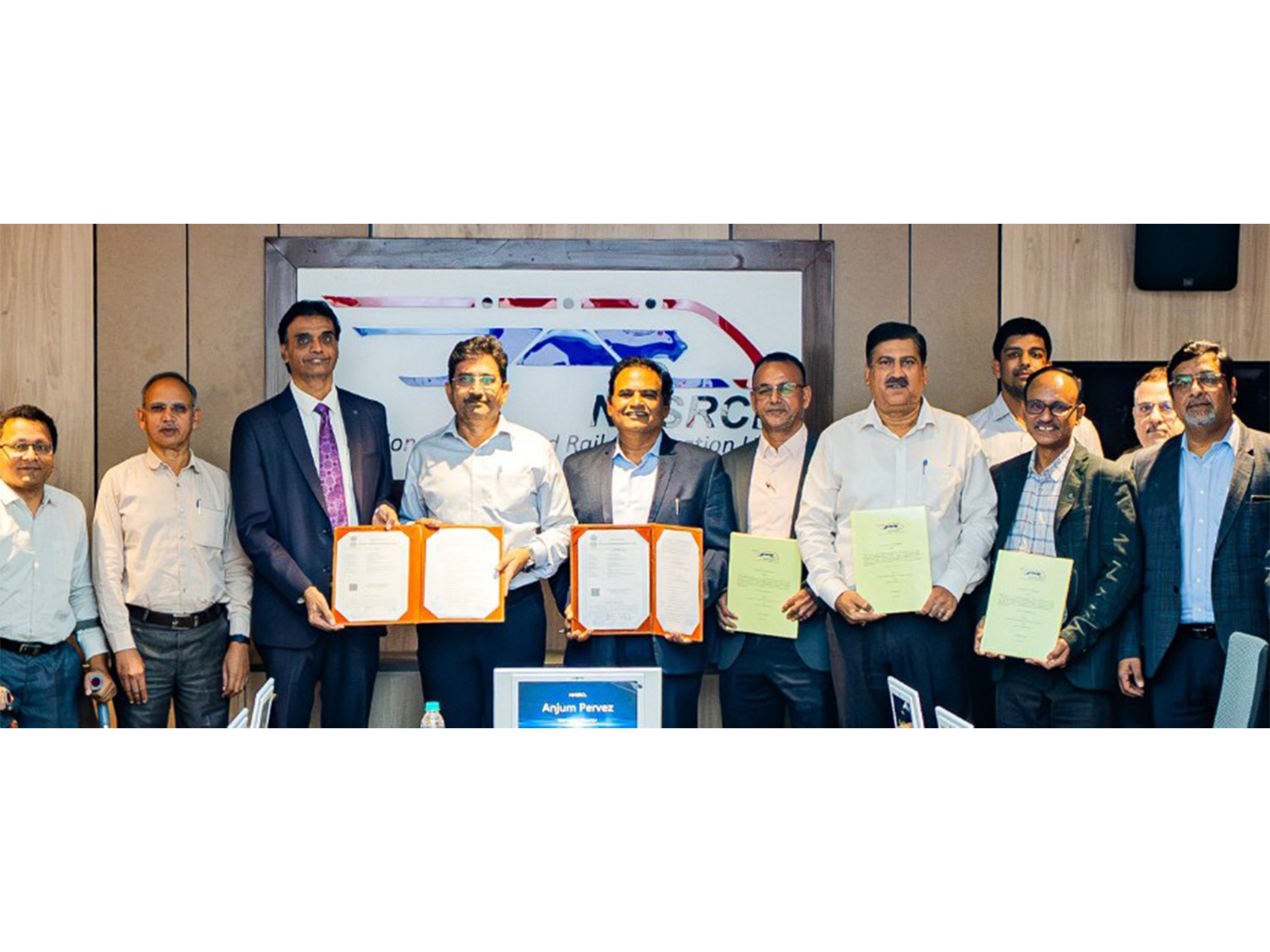 NHSRCL signs agreement with L&T (Photo: NHSRCL/X) NHSRCL signs agreement with L&T (Photo: NHSRCL/X)