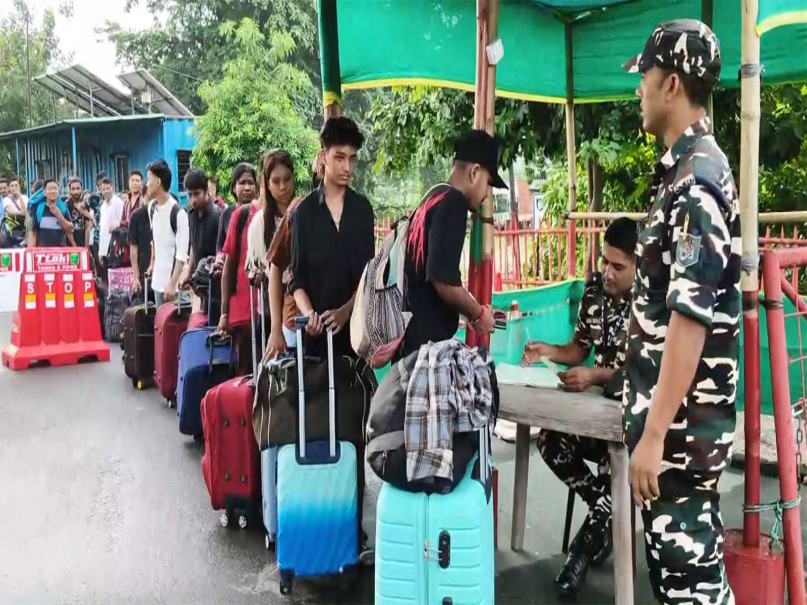 Visuals from Panitanki India-Nepal border in Darjeeling (Photo/ANI) 
