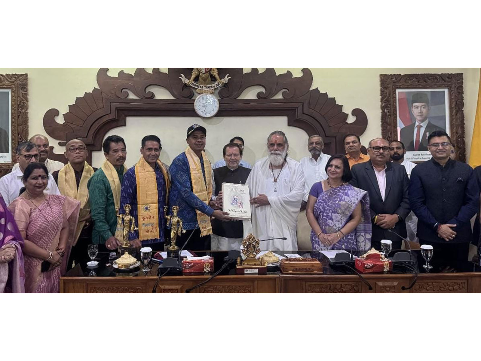 Haryana’s Cabinet Minister Arvind Sharma at the International Geeta Mahotsav inauguration in Bali (Photo/PRO) Haryana’s Cabinet Minister Arvind Sharma at the International Geeta Mahotsav inauguration in Bali (Photo/PRO)