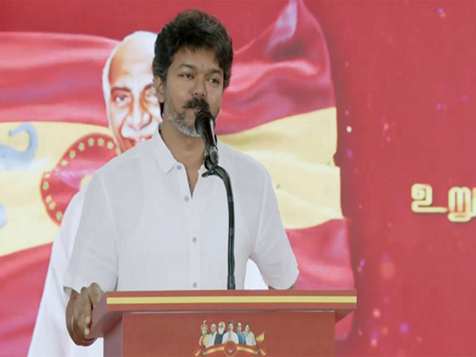 Tamilaga Vettri Kazhagam (TVK) president Vijay (File photo/ANI) Tamilaga Vettri Kazhagam (TVK) president Vijay (File photo/ANI)