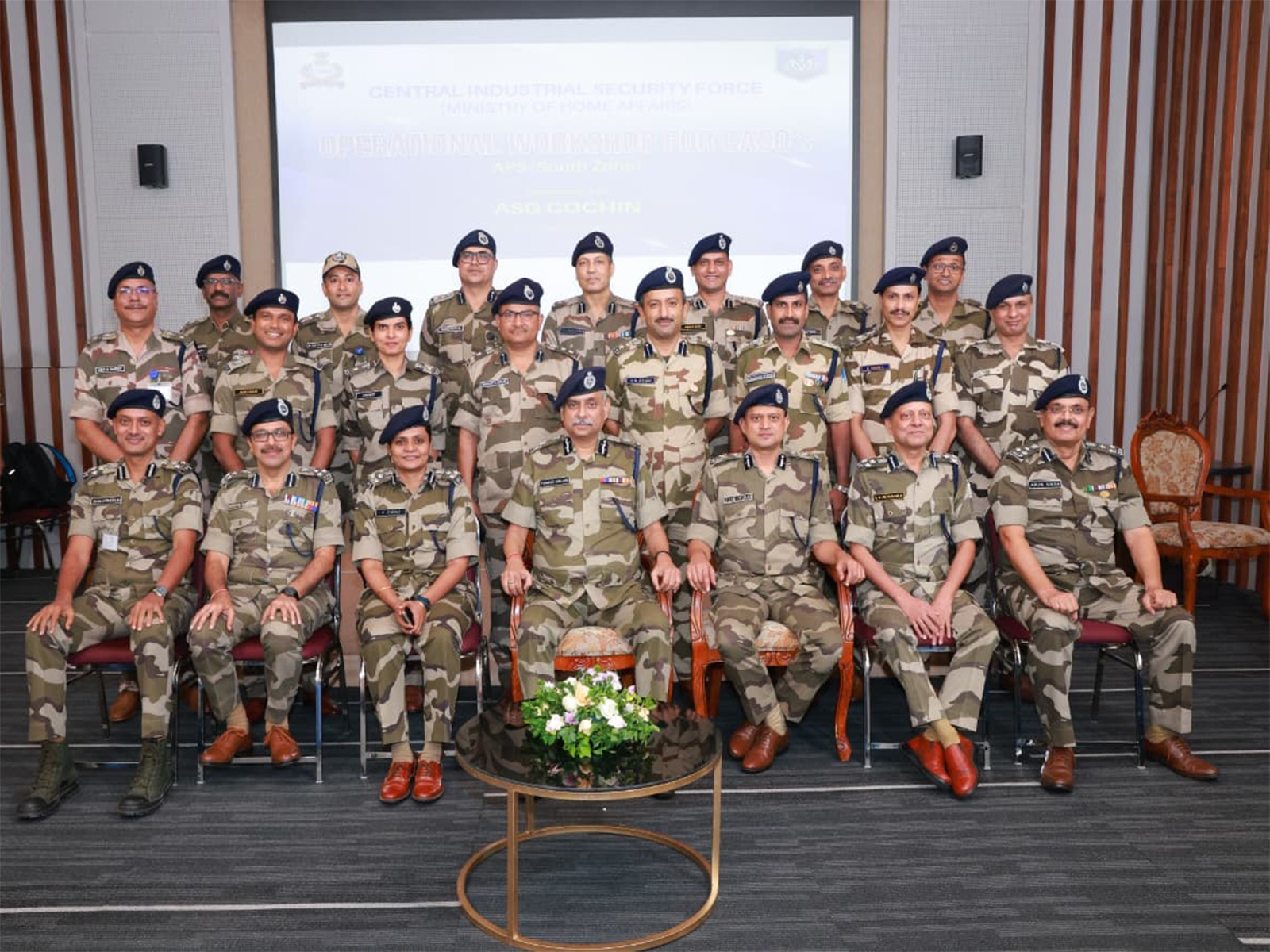 CISF holds Zonal Conference on aviation security at Cochin airport (Photo/X@CISFHQrs) CISF holds Zonal Conference on aviation security at Cochin airport (Photo/X@CISFHQrs)