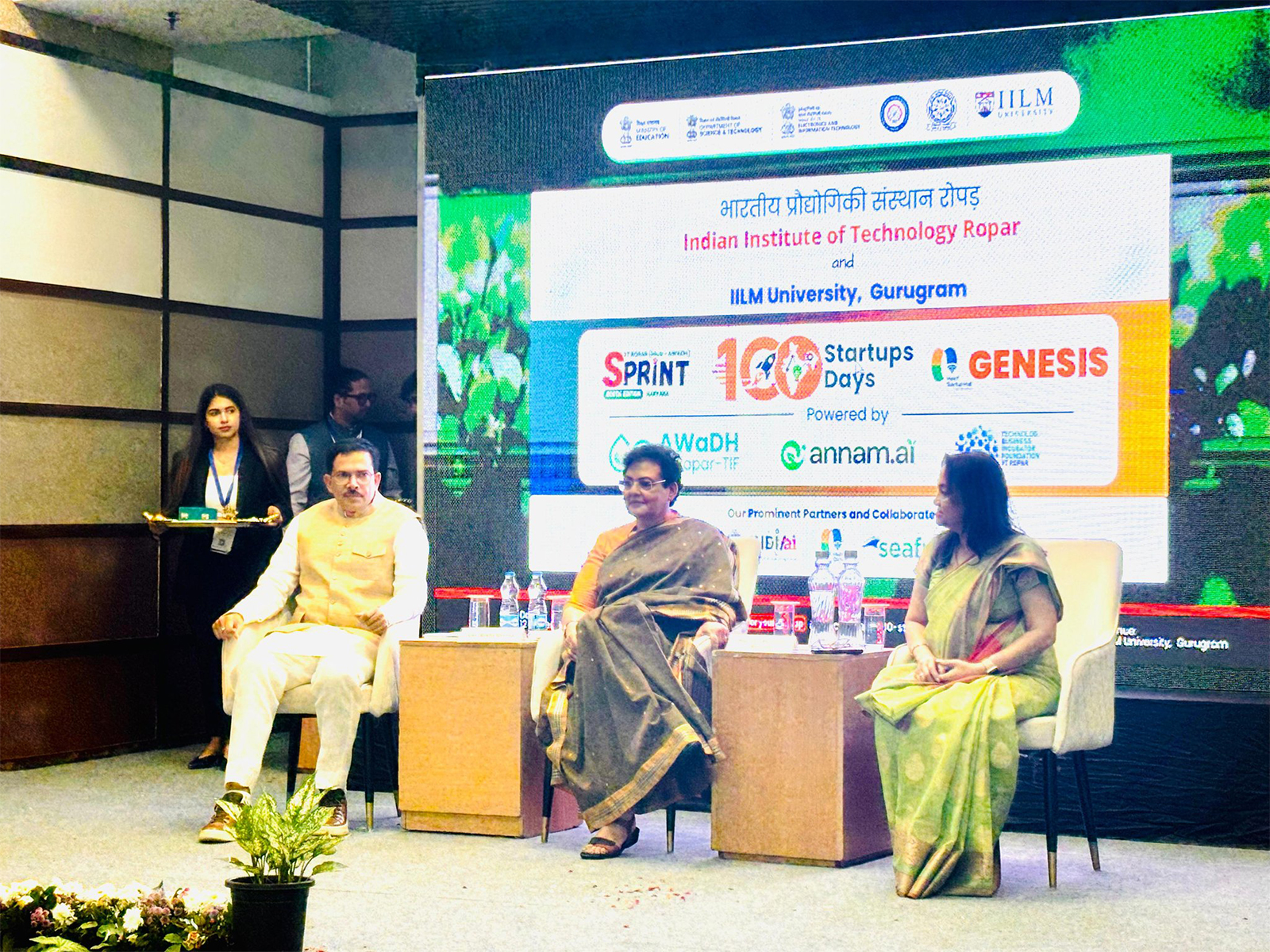 Rajya Sabha MP Rekha Sharma during the event (Photo: @sharmarekha/X) Rajya Sabha MP Rekha Sharma during the event (Photo: @sharmarekha/X)