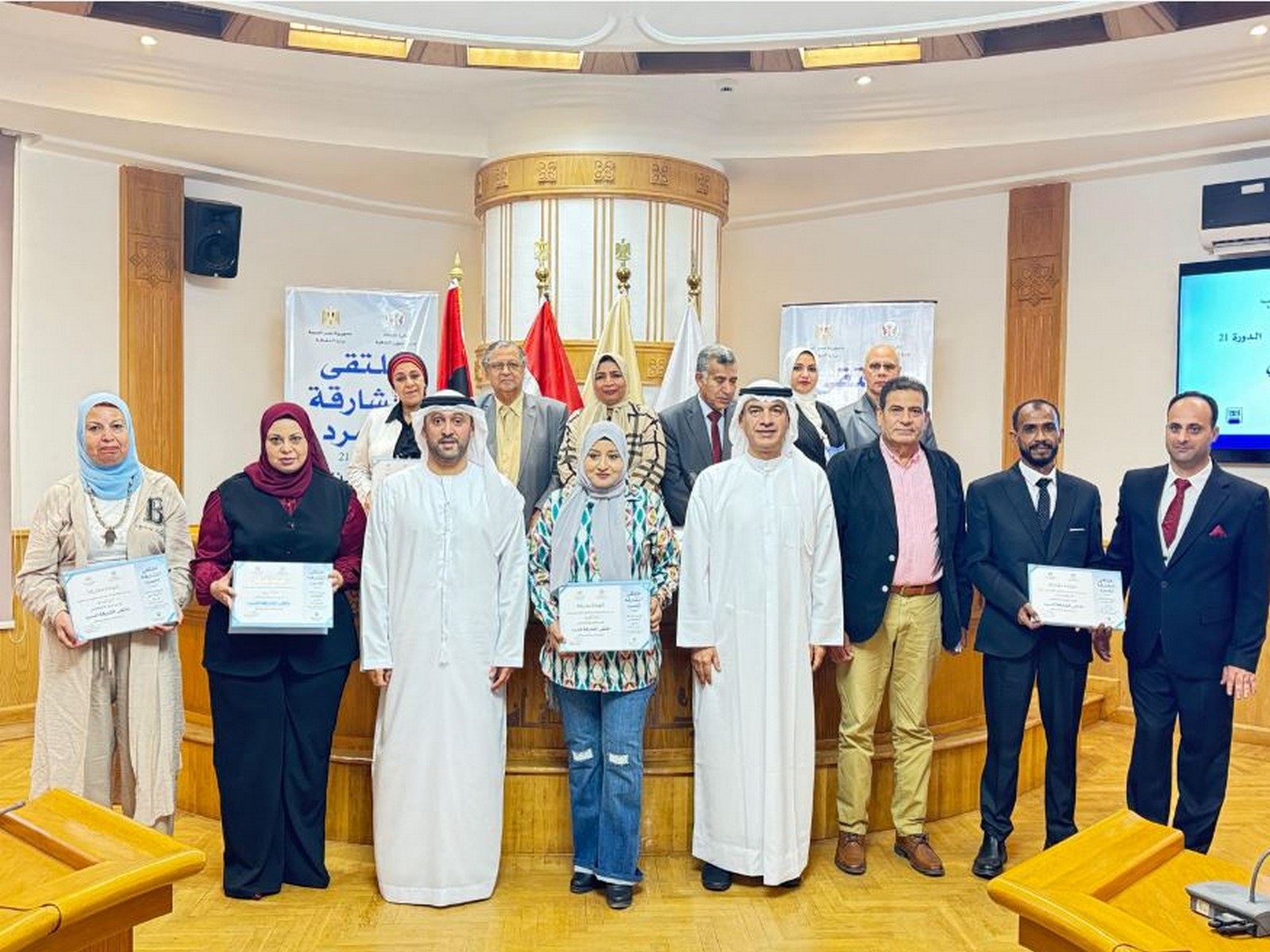 Sharjah Narrative Forum concludes 21st session in Egypt (Photo/WAM) Sharjah Narrative Forum concludes 21st session in Egypt (Photo/WAM)