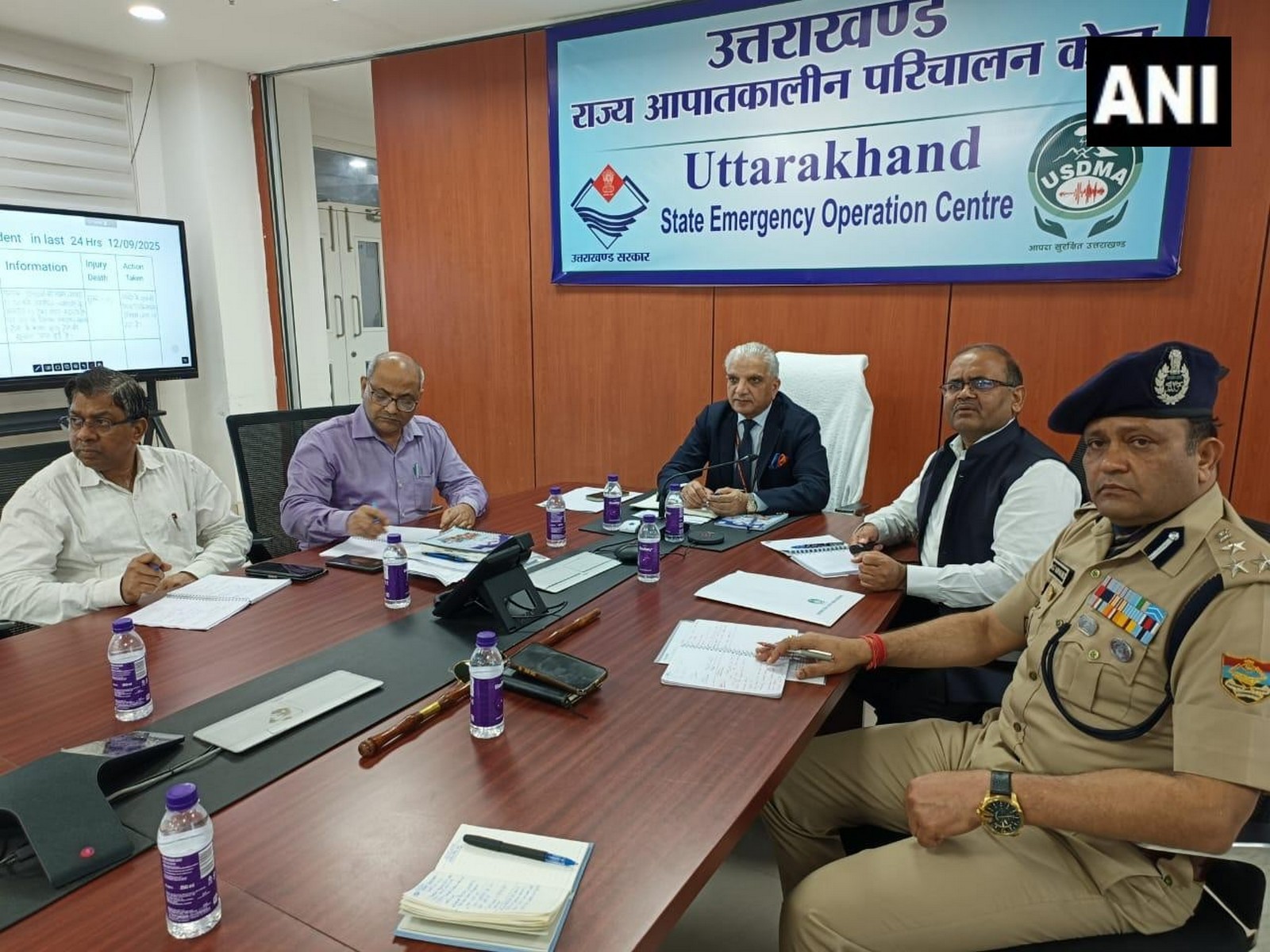 NDMA member Rajendra Singh reviews disaster relief measures in Uttarakhand (Photo/ANI) NDMA member Rajendra Singh reviews disaster relief measures in Uttarakhand (Photo/ANI)