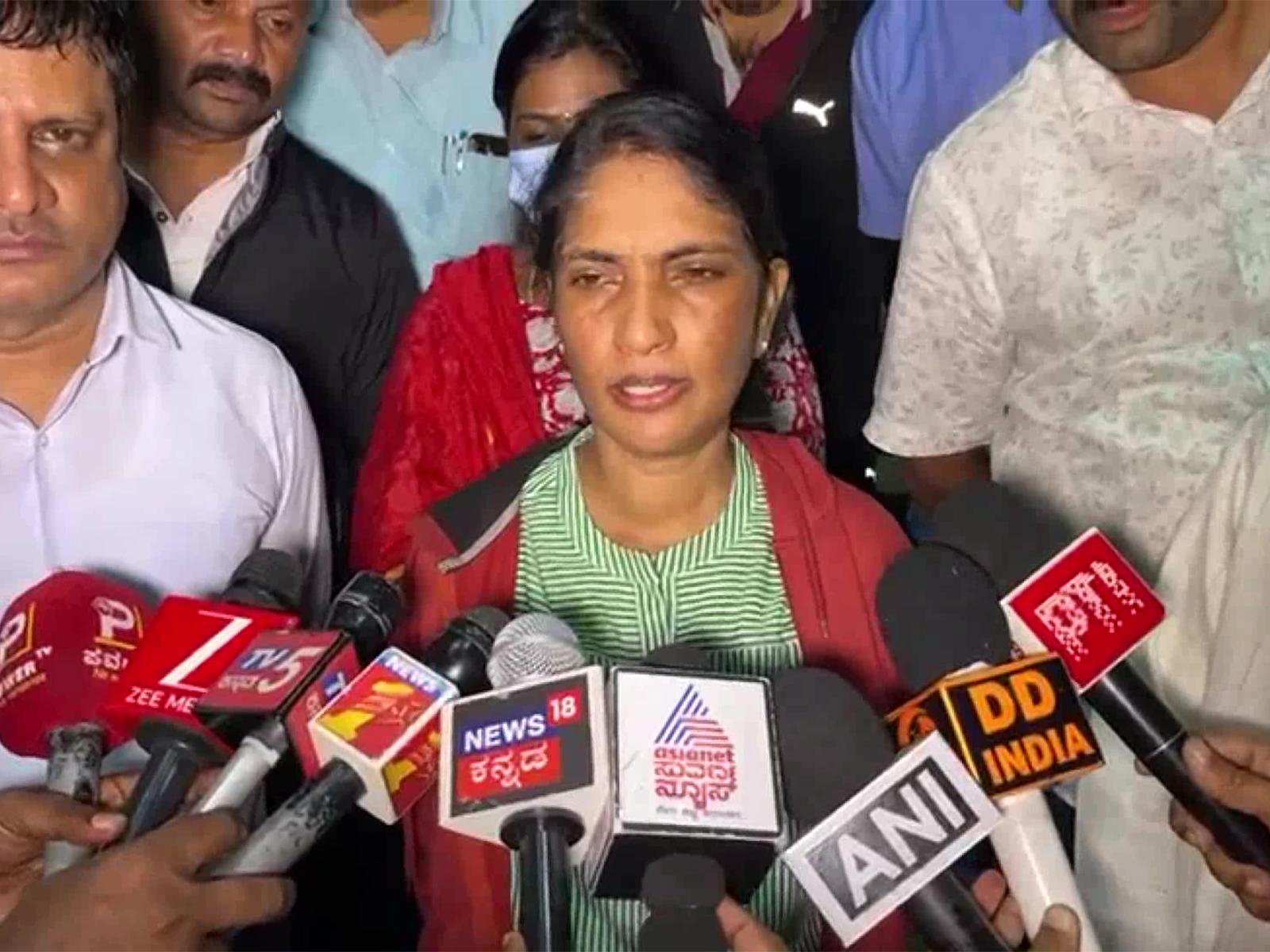 Hassan Deputy Commissioner KS Latha Kumari (Photo/ANI) Hassan Deputy Commissioner KS Latha Kumari (Photo/ANI)