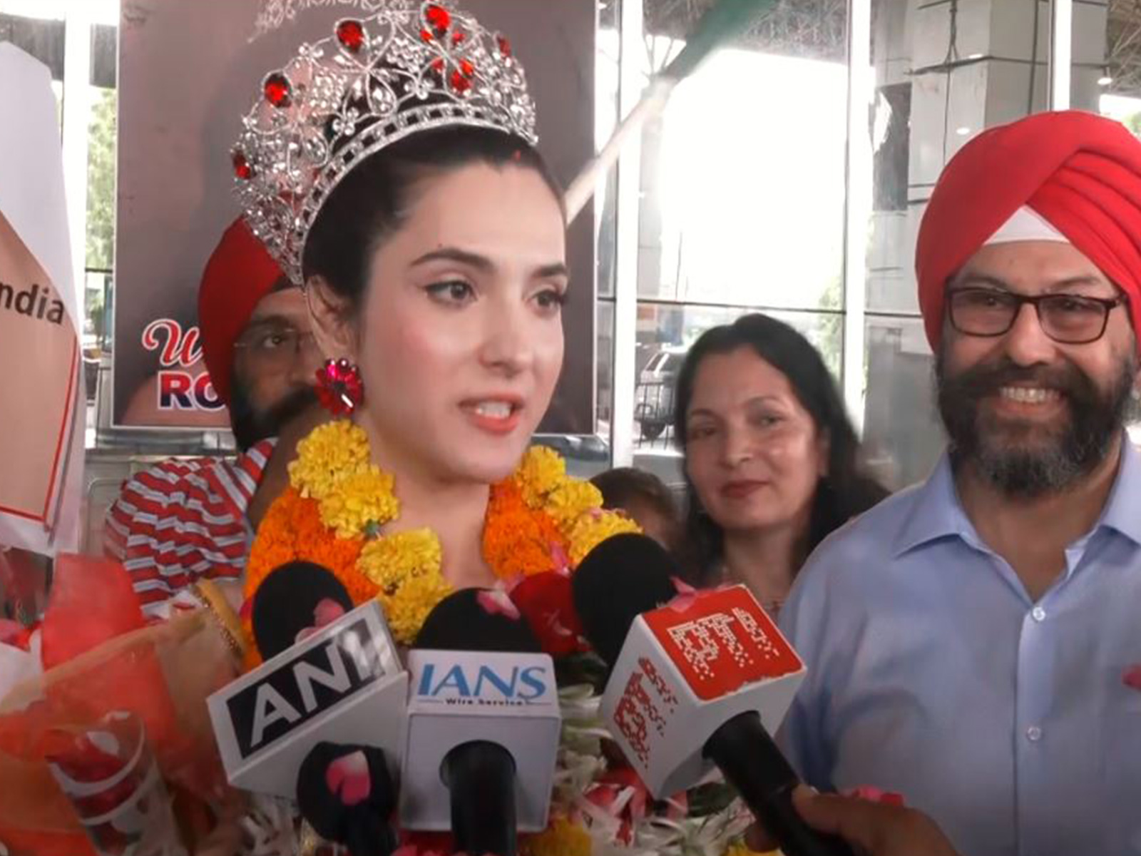 Miss International India 2025, Roosh Sindhu (Photo/ANI) Miss International India 2025, Roosh Sindhu (Photo/ANI)