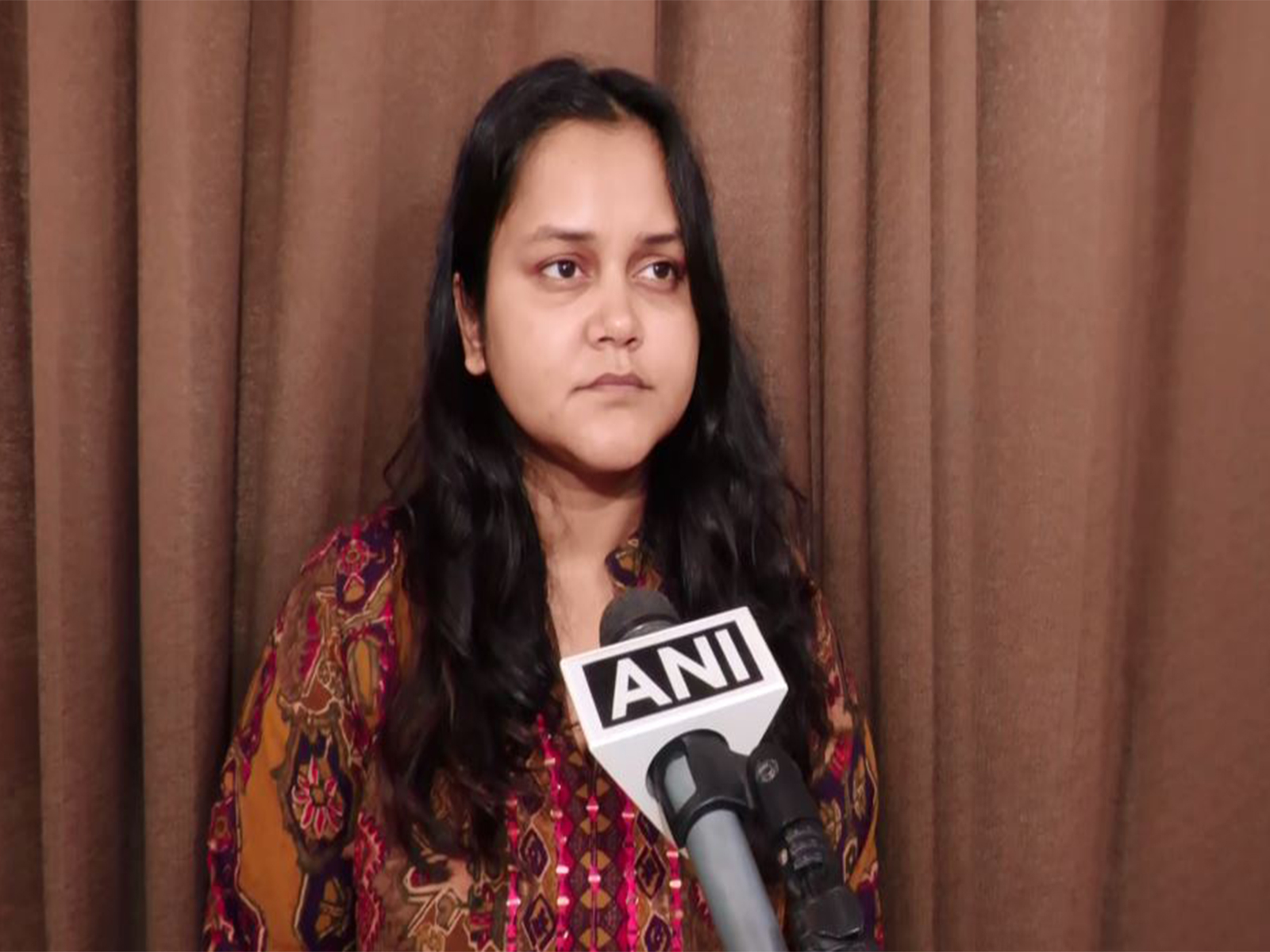 Aishanya Dwivedi, wife of a Pahalgam terror attack victim (Photo/ANI) Aishanya Dwivedi, wife of a Pahalgam terror attack victim (Photo/ANI)