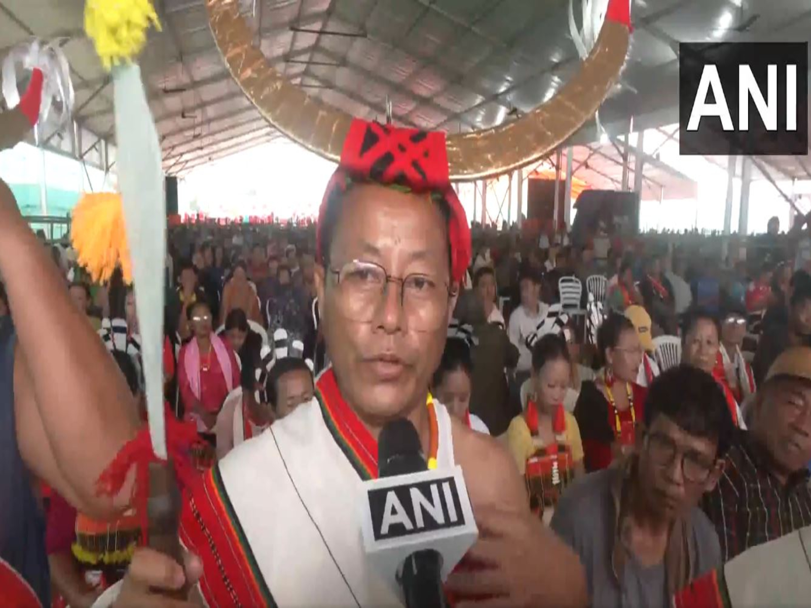 A traditional dance performer on PM Modi's Manipur visit (Photo/ANI) A traditional dance performer on PM Modi's Manipur visit (Photo/ANI)