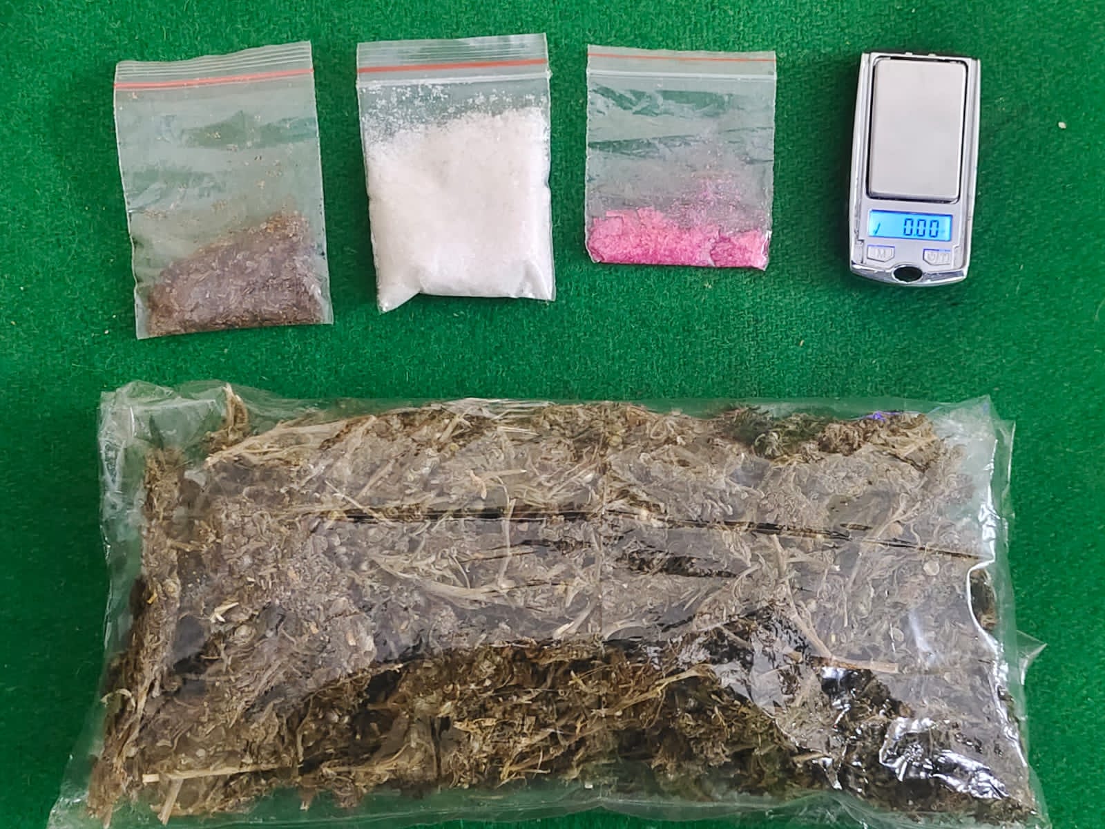 Drugs seized by Excise Department's Special Task Force (Photo/Excise department) Drugs seized by Excise Department's Special Task Force (Photo/Excise department)