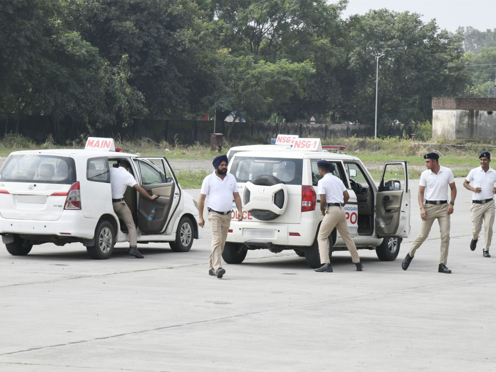 Chandigarh Police completes tactical driving training for VIP security (Photo: Chandigarh police) Chandigarh Police completes tactical driving training for VIP security (Photo: Chandigarh police)