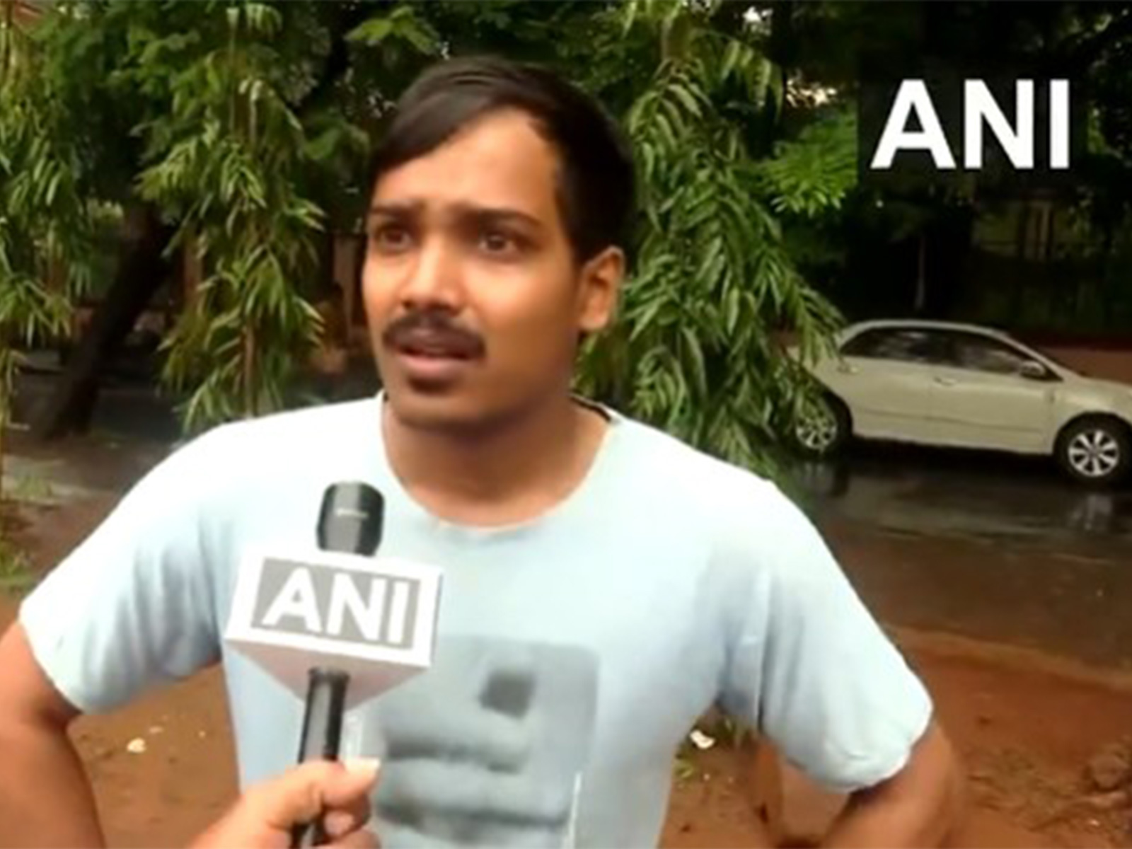 Cricket fan in Mumbai, Shubham Chavan (Photo/ANI) Cricket fan in Mumbai, Shubham Chavan (Photo/ANI)