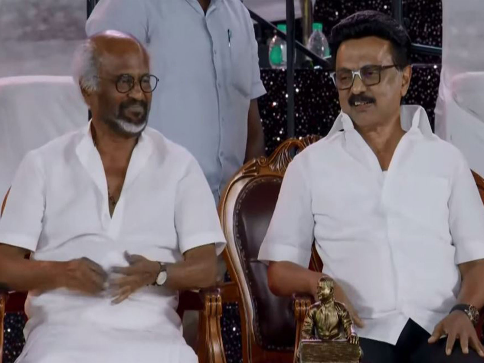 Actor Rajinikanth and Tamil Nadu CM MK Stalin (Photo/TN DIPR) Actor Rajinikanth and Tamil Nadu CM MK Stalin (Photo/TN DIPR)