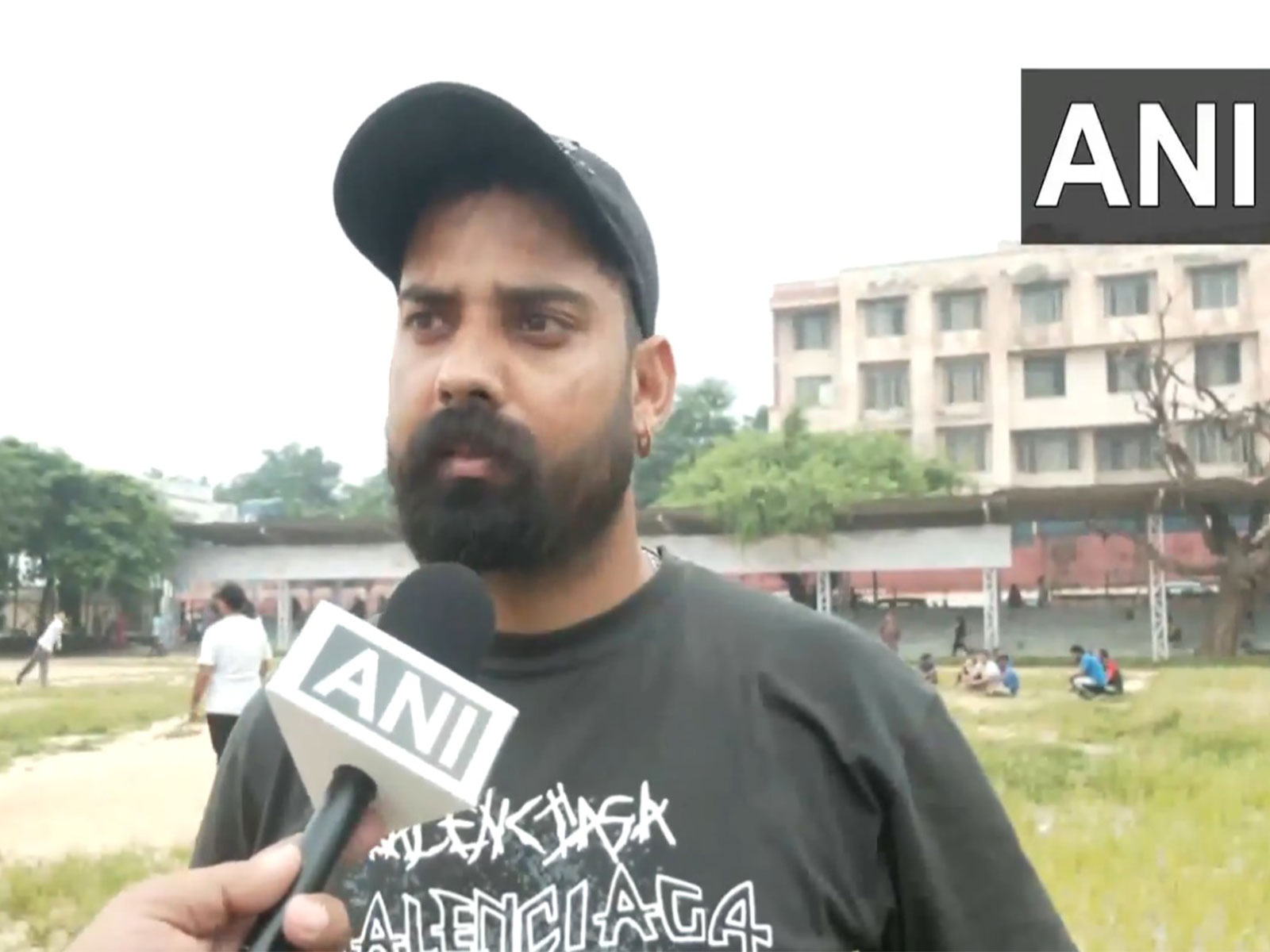 A cricket enthusiast from Jammu, Rohit Chandel. (Photo/ANI) A cricket enthusiast from Jammu, Rohit Chandel. (Photo/ANI)