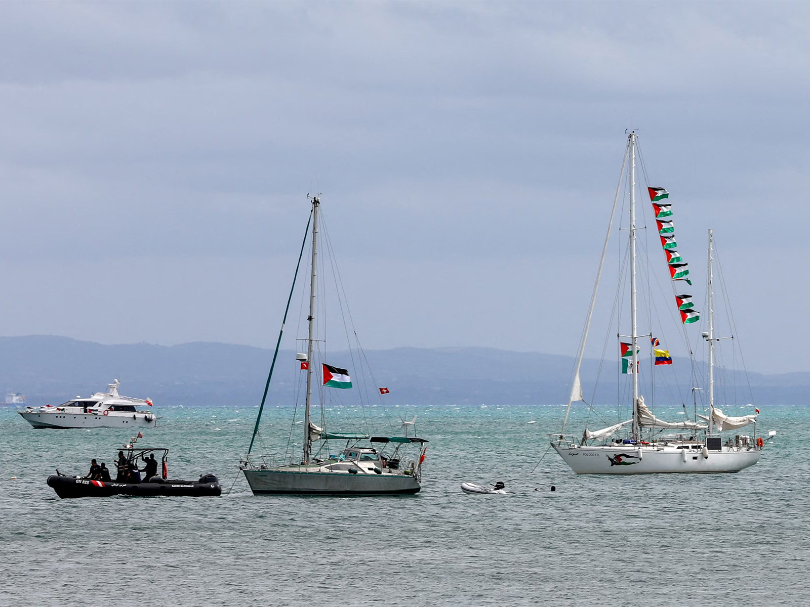Visuals of the Global Sumud Flotilla at sea (File Photo/Reuters) Visuals of the Global Sumud Flotilla at sea (File Photo/Reuters)