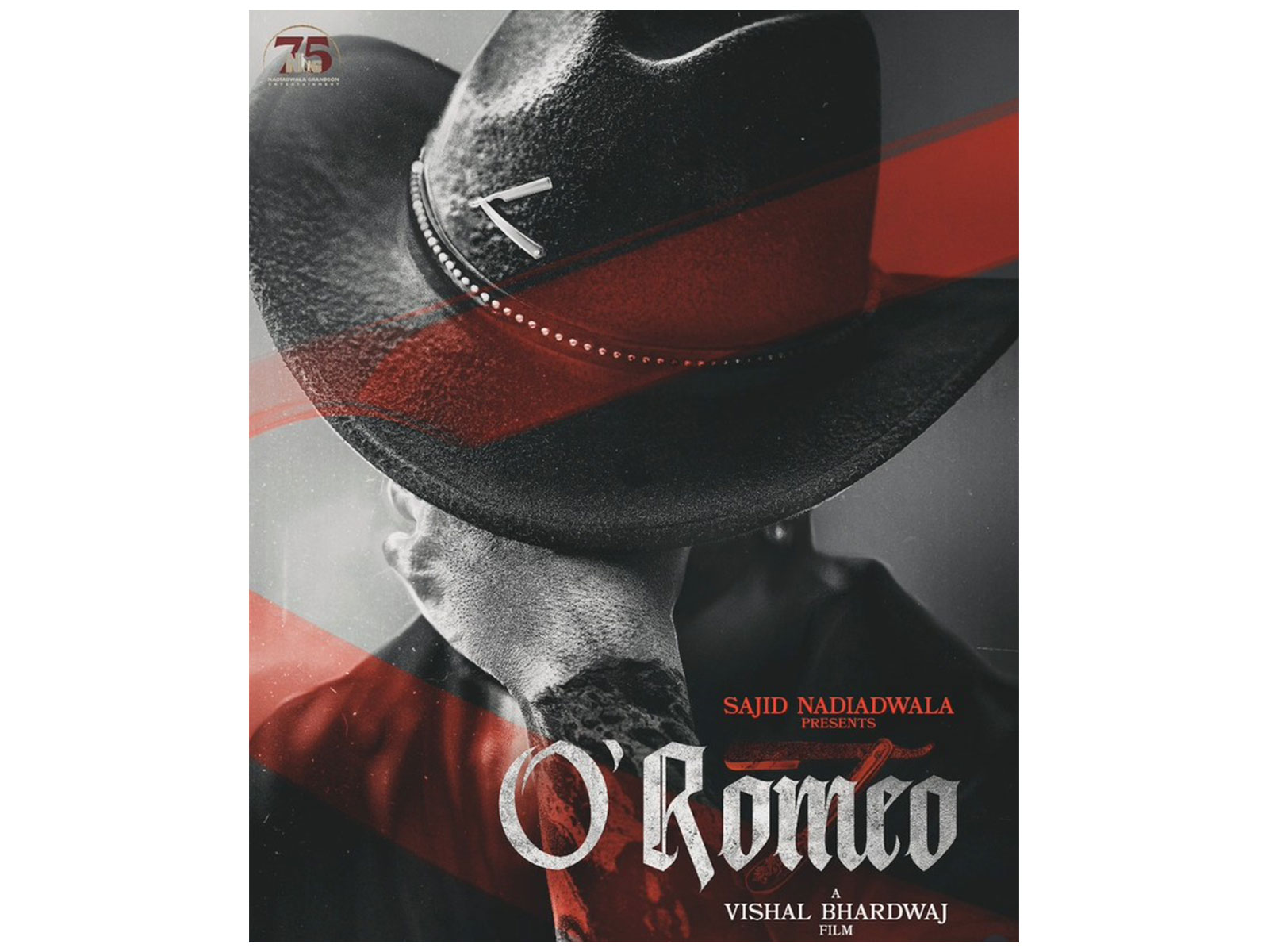‘O Romeo’ poster (Image source: Instagram/ @vishalrbhardwaj) 