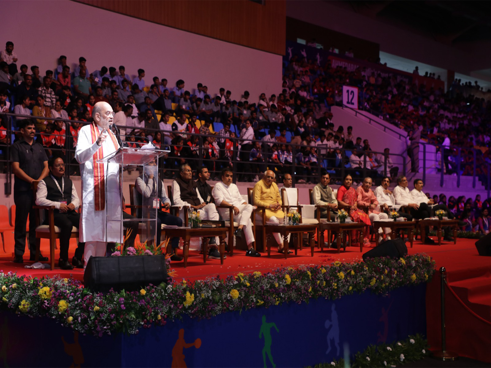 Union Home Minister Amit Shah at the event. (Photo/Gujarat CMO) Union Home Minister Amit Shah at the event. (Photo/Gujarat CMO)