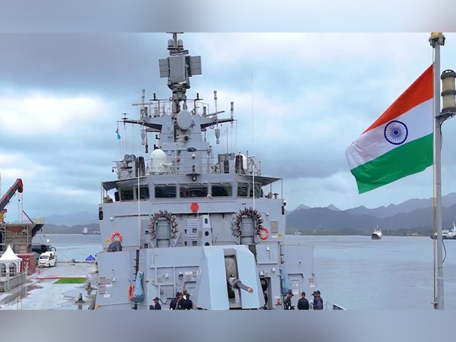 INS Kadmatt arrives in Fiji (Photo/ X@HCI_Suva) INS Kadmatt arrives in Fiji (Photo/ X@HCI_Suva)