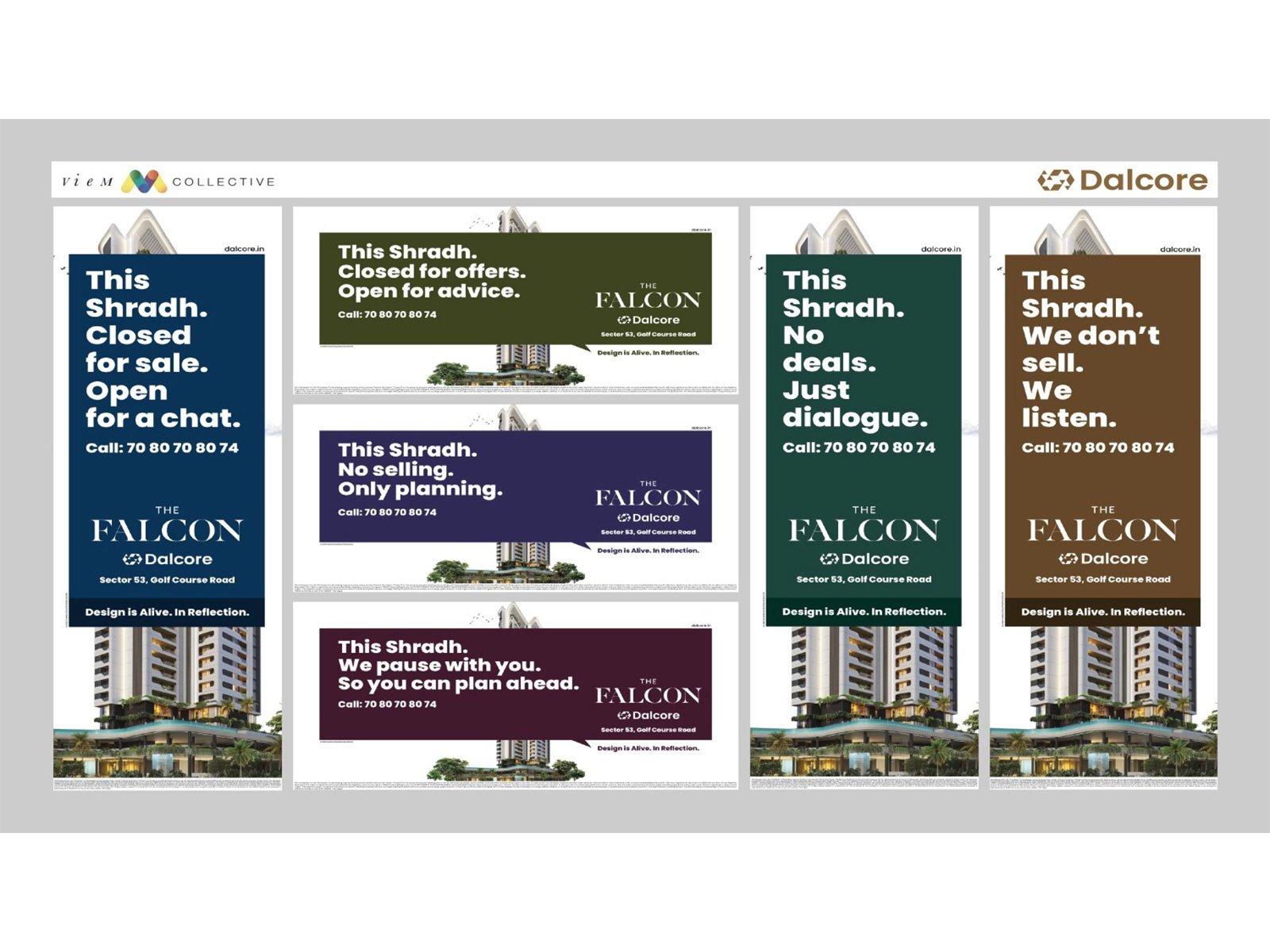 Dalcore Breaks Real Estate Silence with new Bold Shradh Campaign Dalcore Breaks Real Estate Silence with new Bold Shradh Campaign