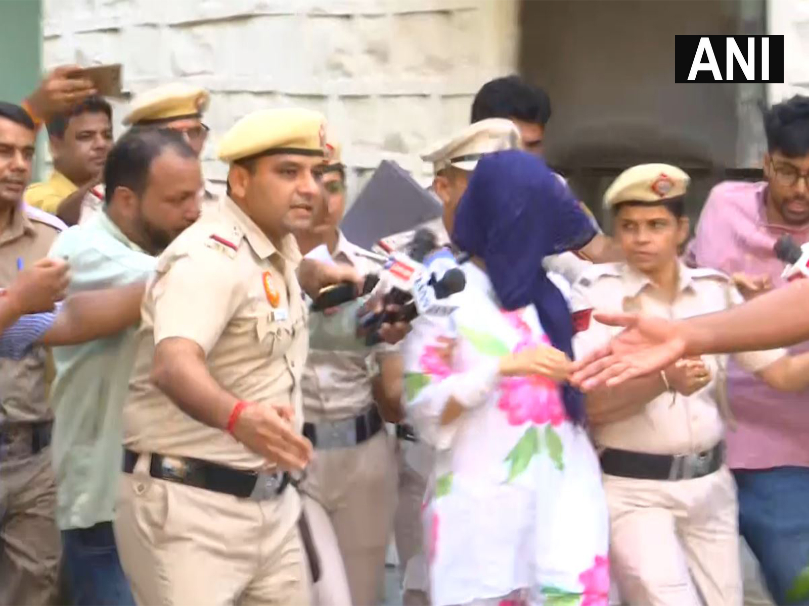Driver of the BMW car in Police custody. (Photo/ANI) Driver of the BMW car in Police custody. (Photo/ANI)