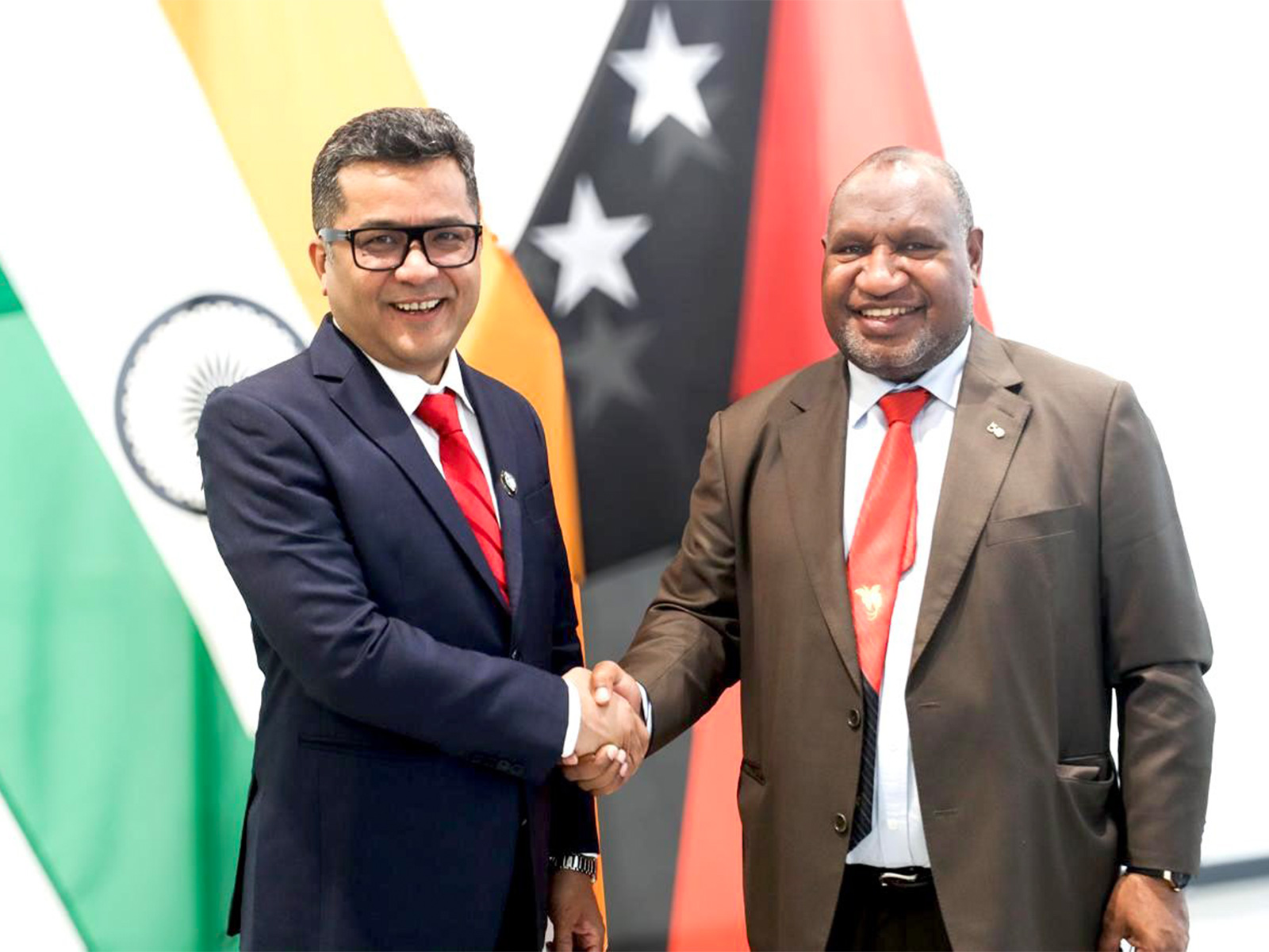 Union Minister of State for External Affairs Pabitra Margherita with James Marape, Prime Minister of Papua New Guinea (Image: X@PmargheritaBJP) Union Minister of State for External Affairs Pabitra Margherita with James Marape, Prime Minister of Papua New Guinea (Image: X@PmargheritaBJP)