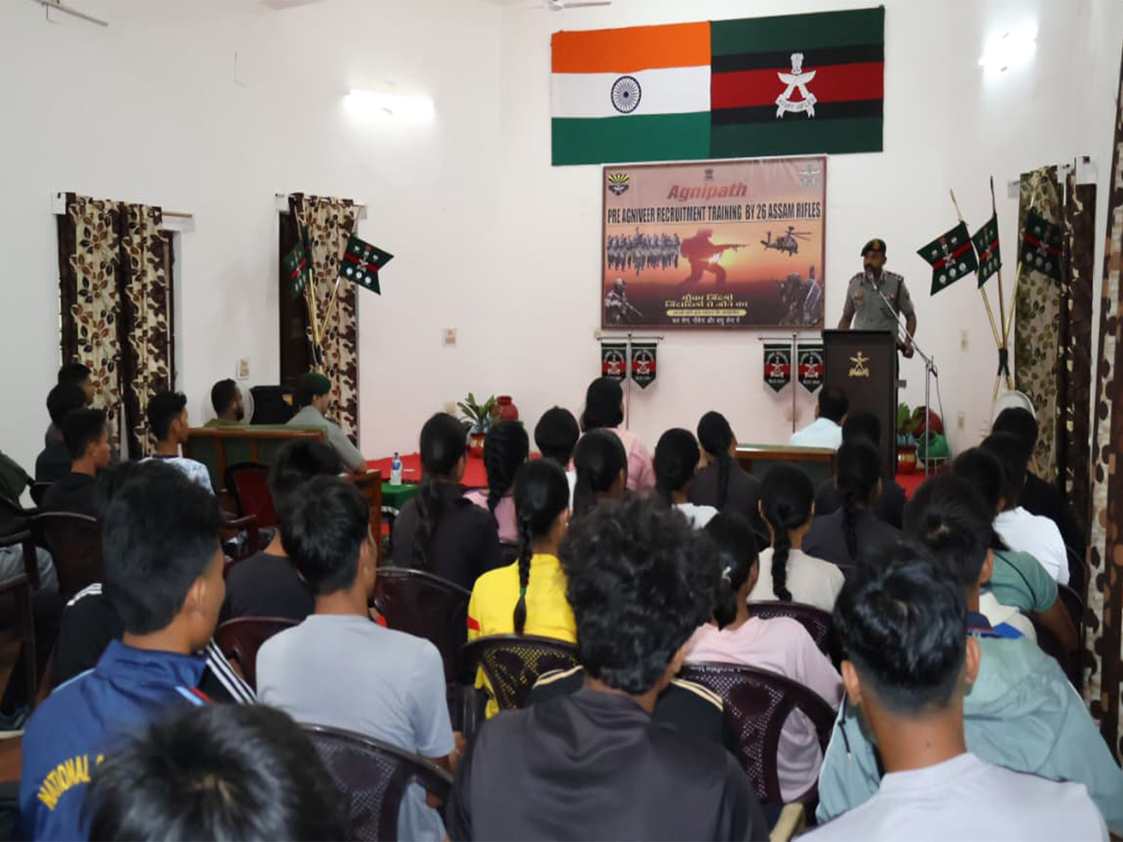 Assam Rifles conducts Agniveer pre-recruitment training in Assam's  Dima Hasao (Photo/ANI)