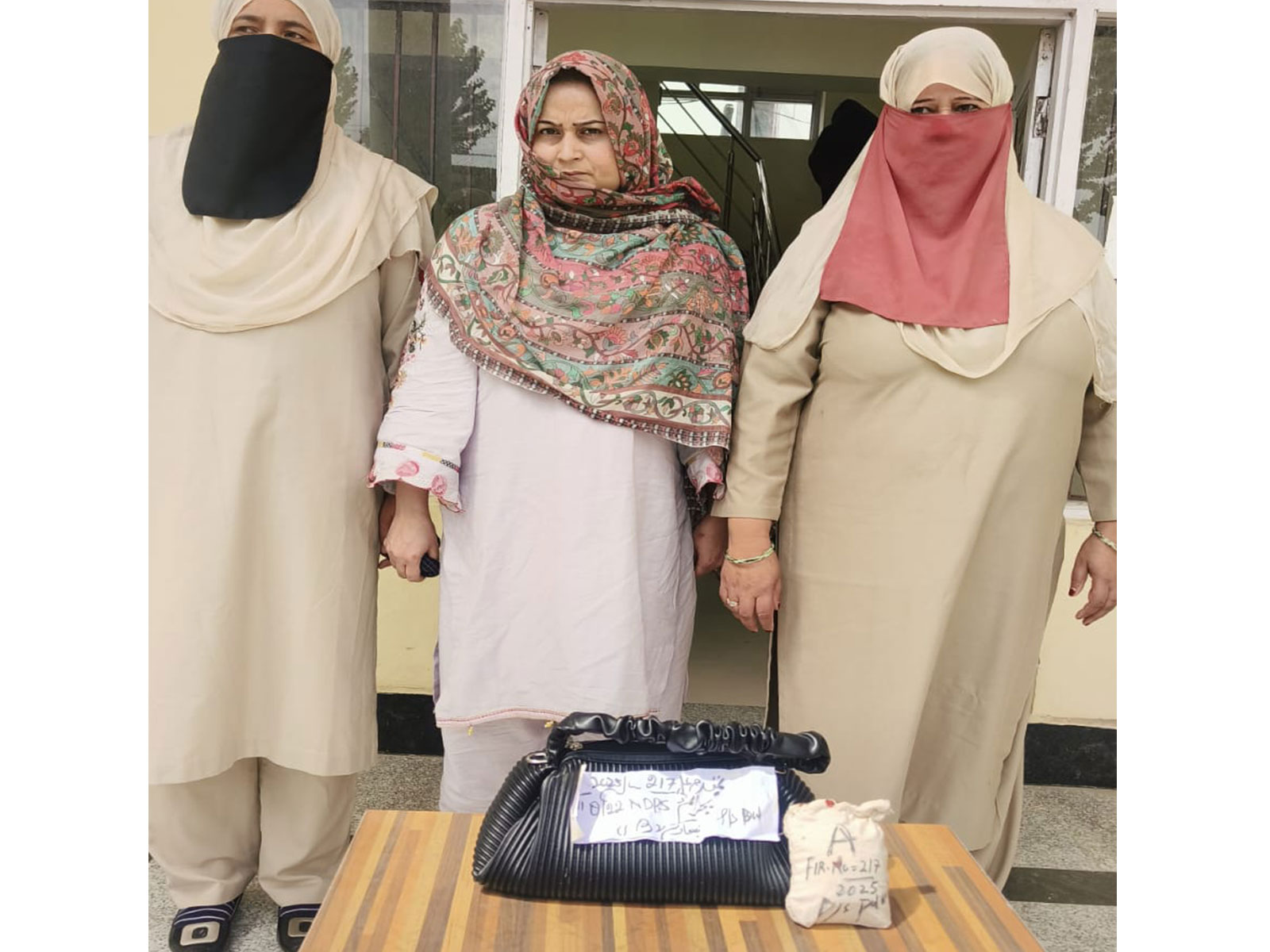 Sheikh Maroofa detained by Pulwama Police (Photo/Pulwama Police) Sheikh Maroofa detained by Pulwama Police (Photo/Pulwama Police)